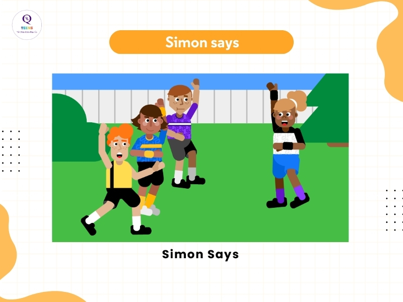 Simon Says là trò chơi tiếng Anh tạo ra rất nhiều tiếng cười cho cả gia đình